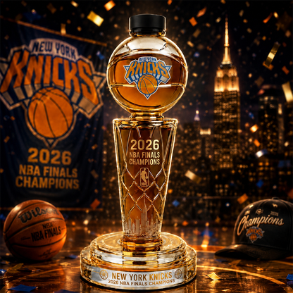NY Knicks 2026 NBA Finals Champions Decanter