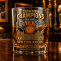 New York Knicks 2026 Champions Commemorative Whiskey Glass
