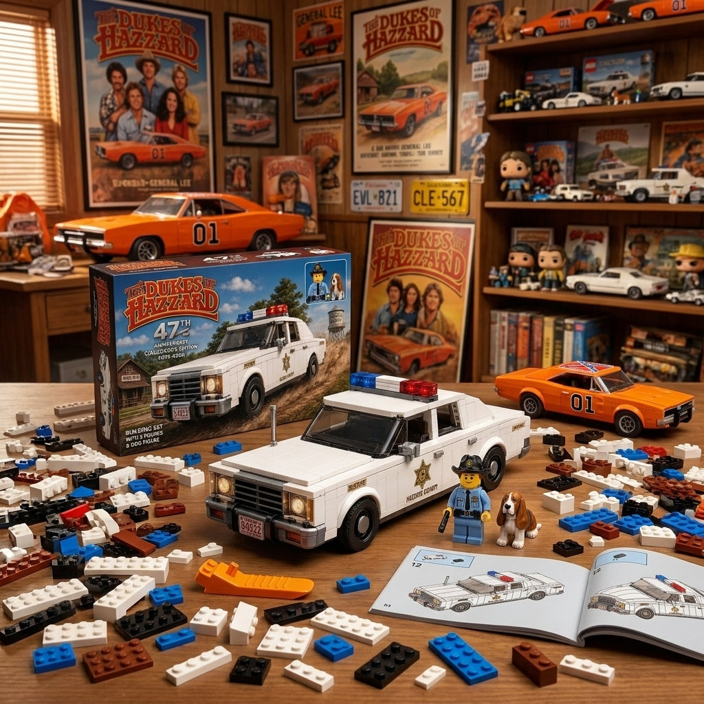 The Dukes of Hazzard — Sheriff Rosco's Police Car Building Set