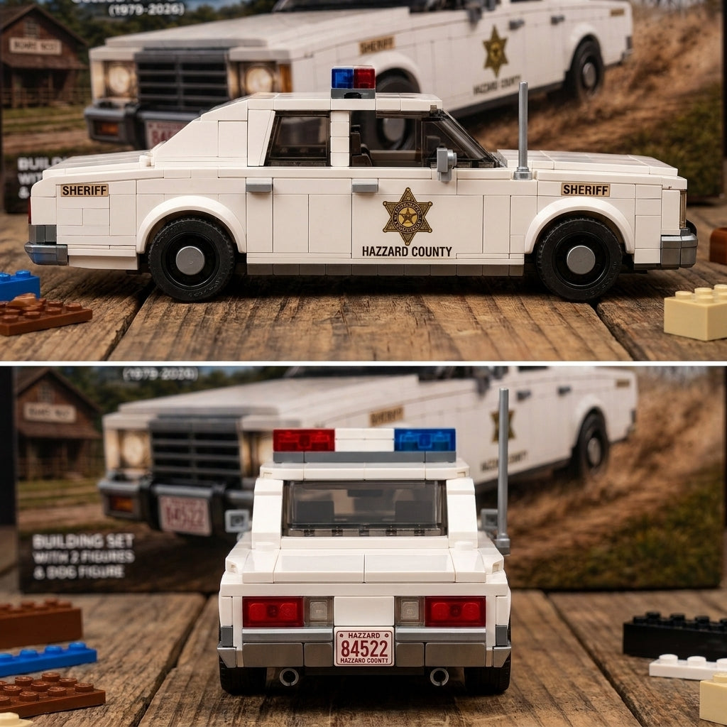 The Dukes of Hazzard — Sheriff Rosco's Police Car Building Set