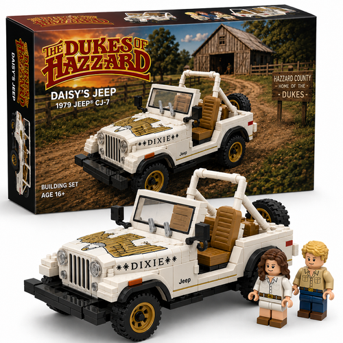 The Dukes of Hazzard - Daisy's Jeep CJ-7 Building Set