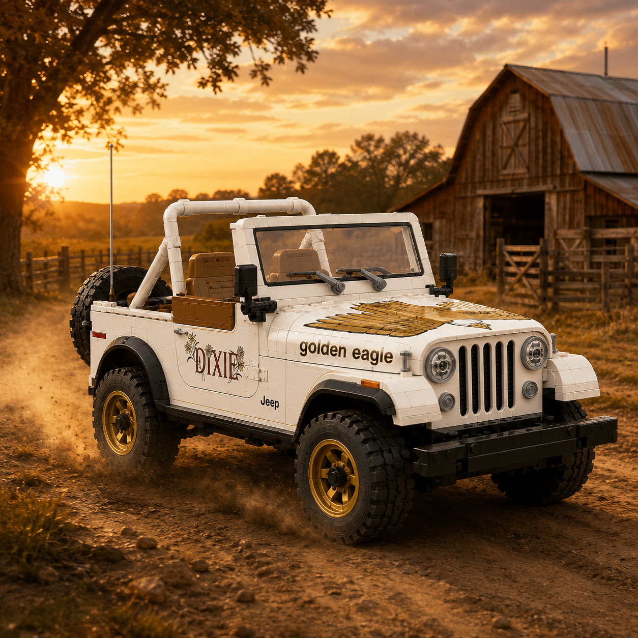 The Dukes of Hazzard - Daisy's Jeep CJ-7 Building Set