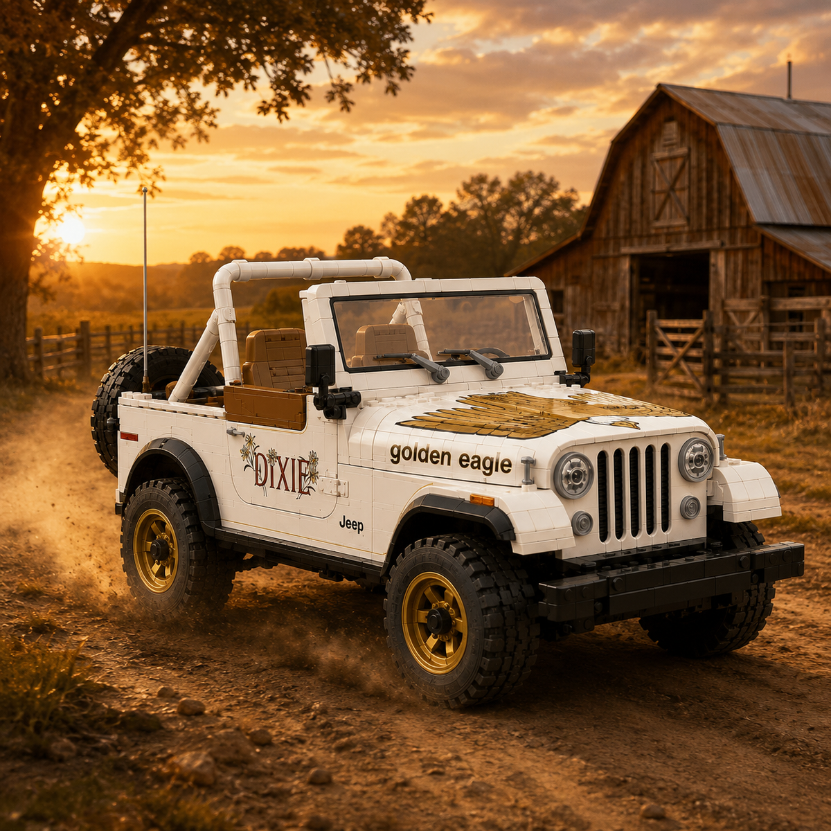 The Dukes of Hazzard - Daisy's Jeep CJ-7 Building Set