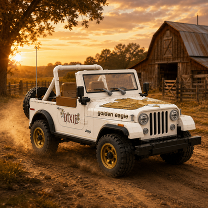 The Dukes of Hazzard - Daisy's Jeep CJ-7 Building Set