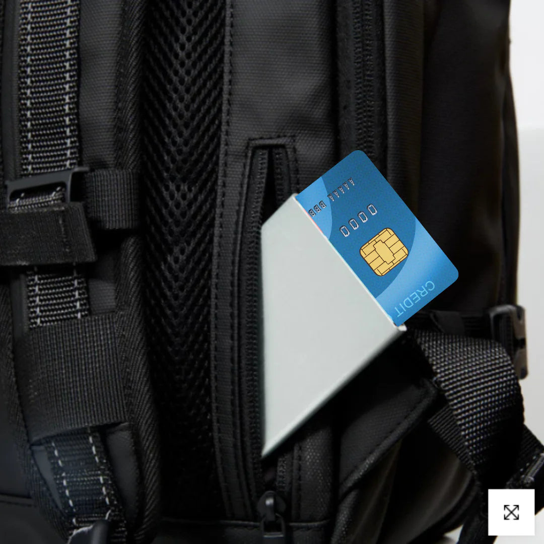 Interior compartments of the Flovir Air Travel Bag